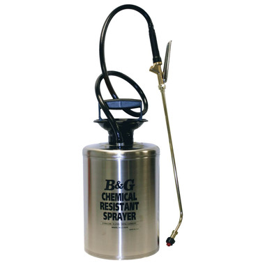 B&G Chemical Resistant Sprayer with stainless steel tank